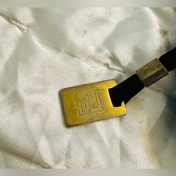 Fendi Brown Velvet Monogram Clutch - Picture 12 of 16